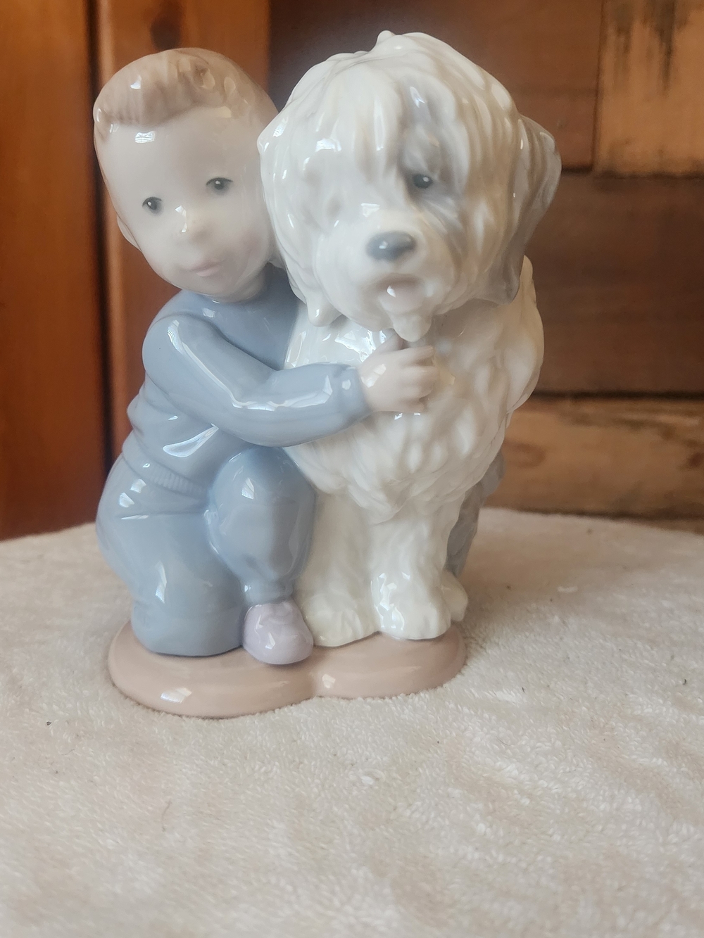 Nao Lladro Golden Memories "Inseperable Friend" Porcelain VTG 1993 Collectible